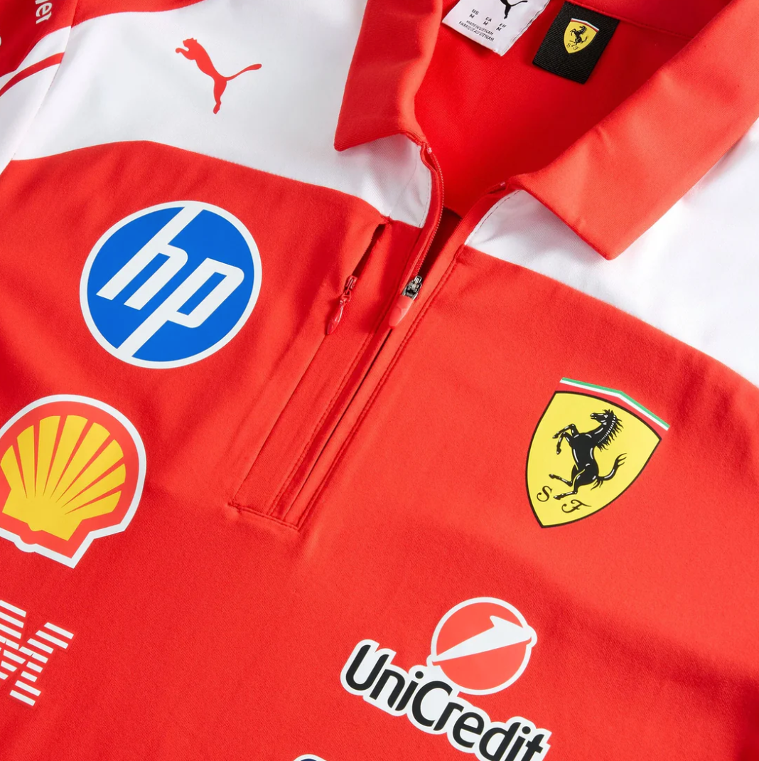 Ferrari F1 2026 Authentic Team Polo - Dry Fit w Gitf Box